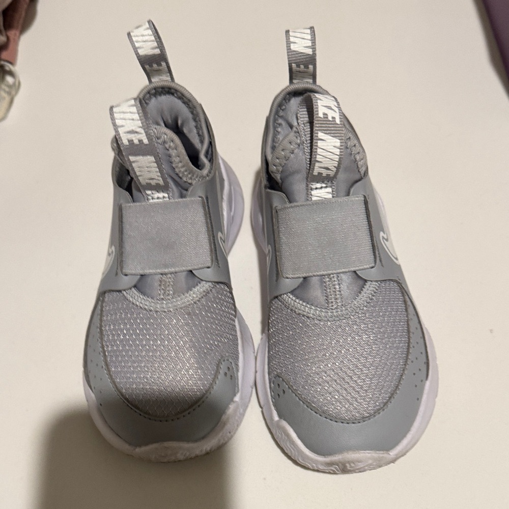 Nike Kids Gray Slip-On Sneakers